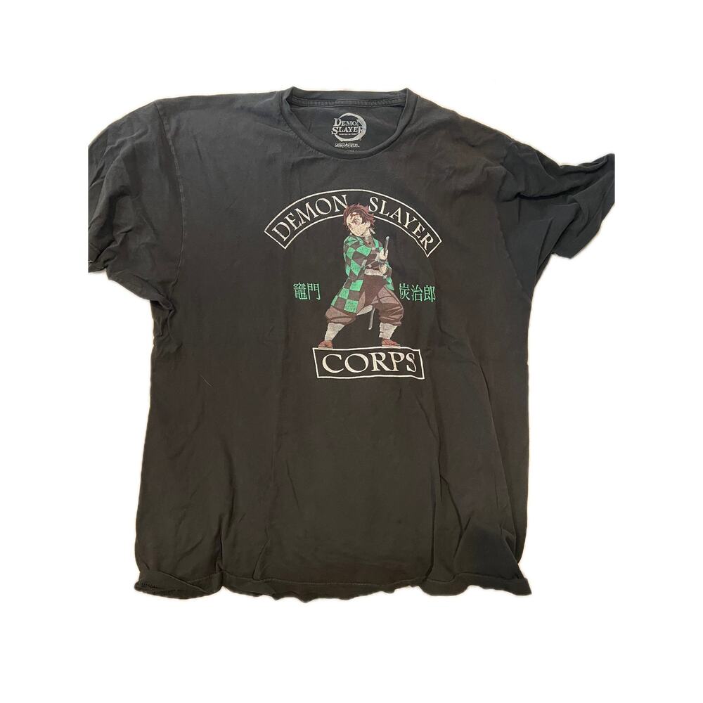Demon Slayer Koyoharu Gotoge Black T-Shirt Mens 2XL